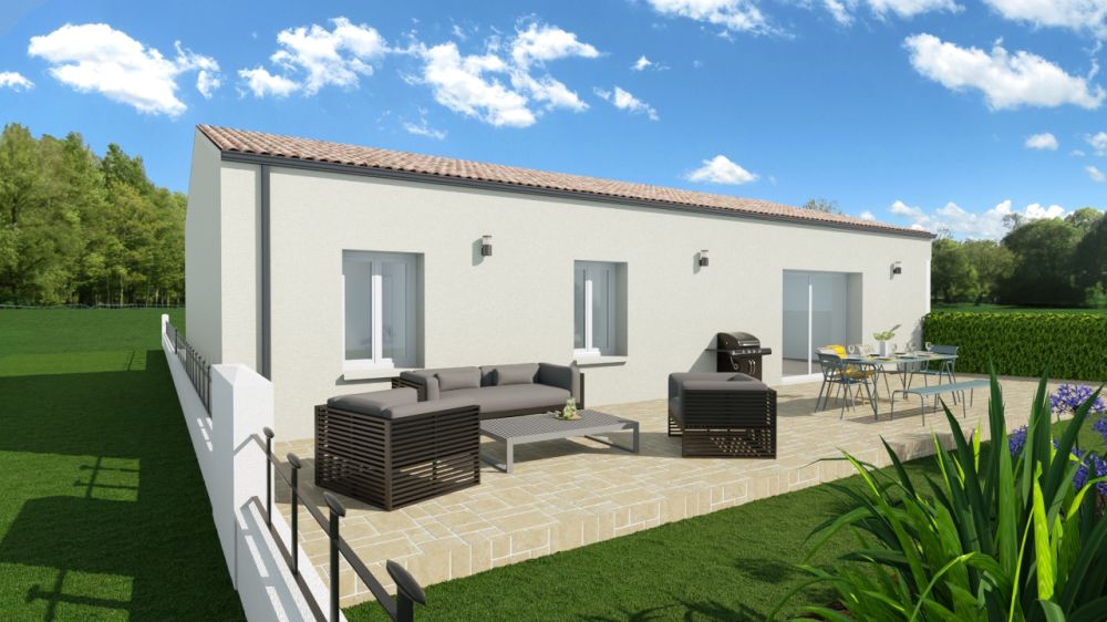 Vente terrain + maison Rochefort Charente-Maritime