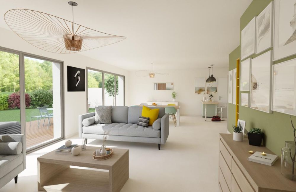 Vente terrain + maison Le Gué-d'Alleré Charente-Maritime