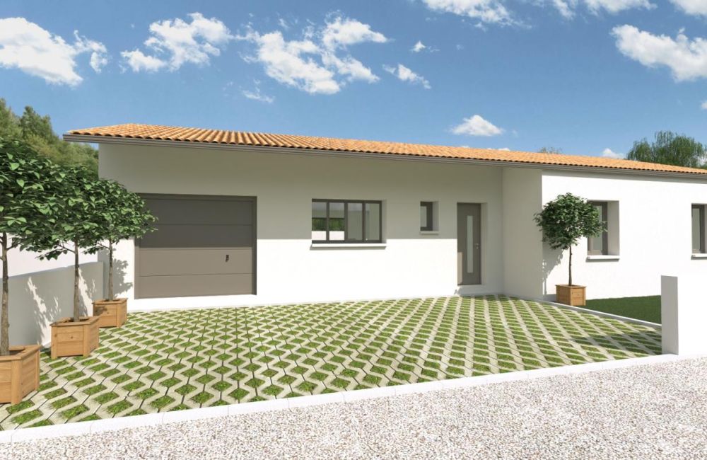 Vente terrain + maison Ballon Charente-Maritime