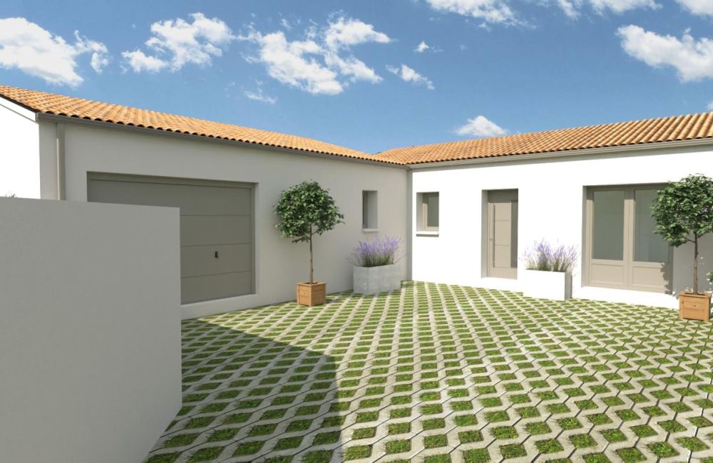 Vente terrain + maison Puyravault Charente-Maritime