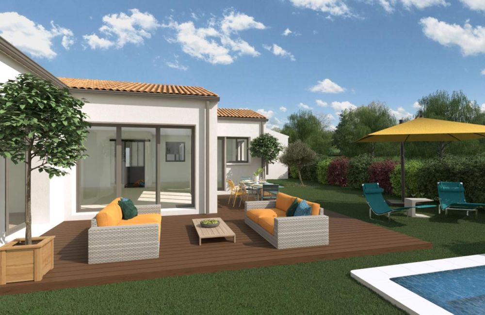 Vente terrain + maison Le Bois-Plage-en-Ré Charente-Maritime