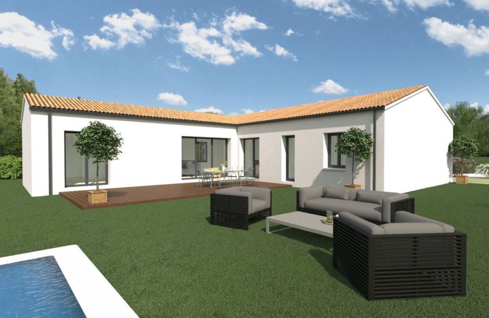 Vente terrain + maison Courçon Charente-Maritime