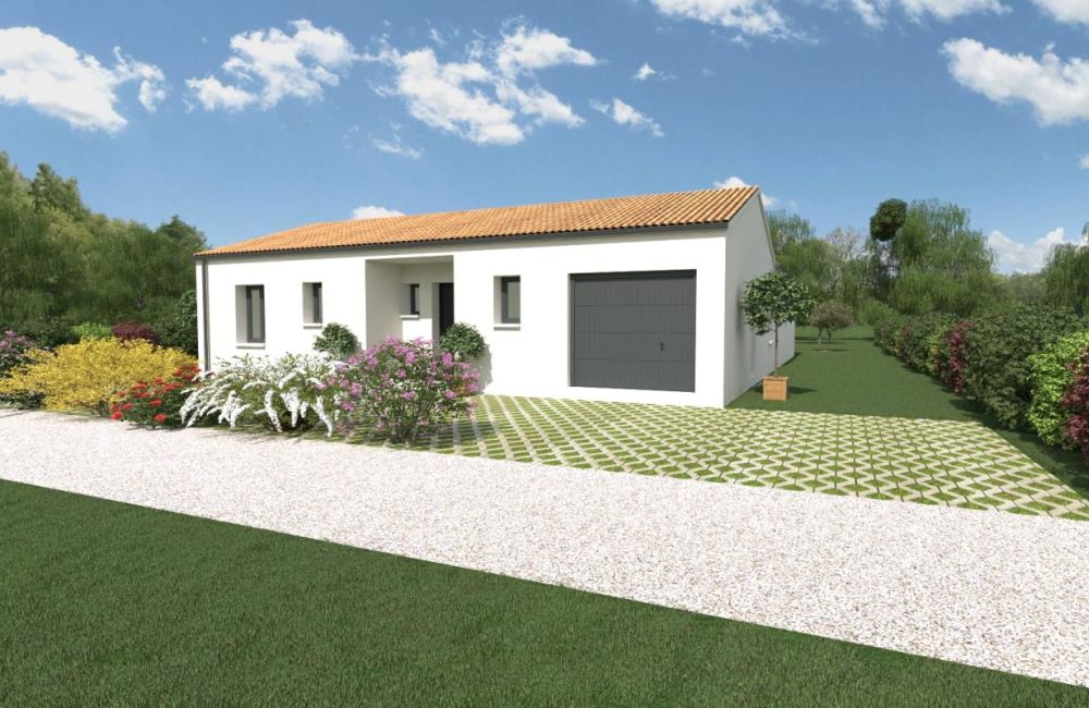 Vente terrain + maison Courçon Charente-Maritime