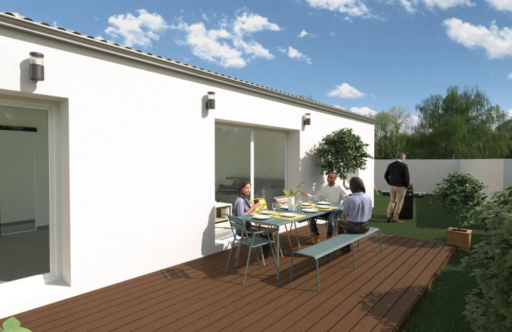 Vente terrain + maison Saint-Laurent-de-la-Prée Charente-Maritime