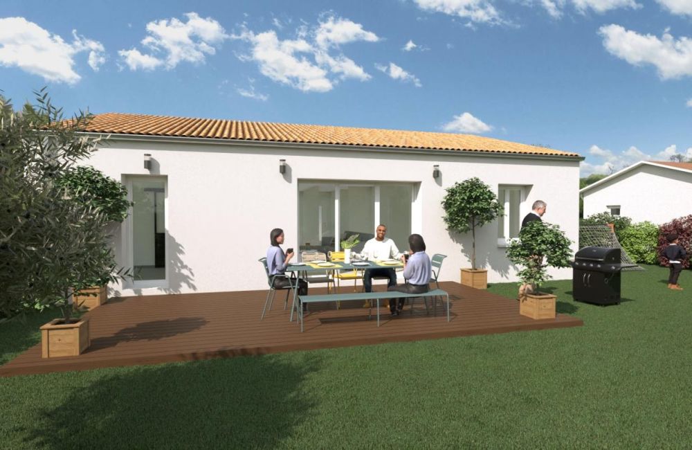 Vente terrain + maison Saint-Laurent-de-la-Prée Charente-Maritime