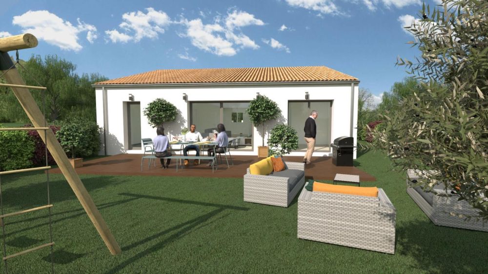 Vente terrain + maison Saint-Médard-d'Aunis Charente-Maritime