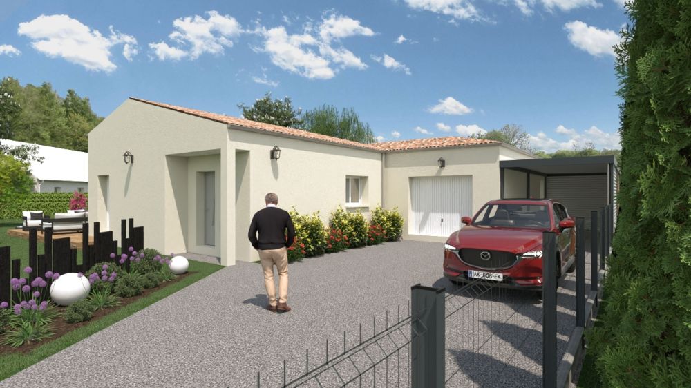 Vente terrain + maison Saint-Laurent-de-la-Prée Charente-Maritime