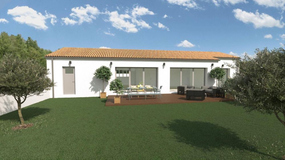Vente terrain + maison Angliers Charente-Maritime