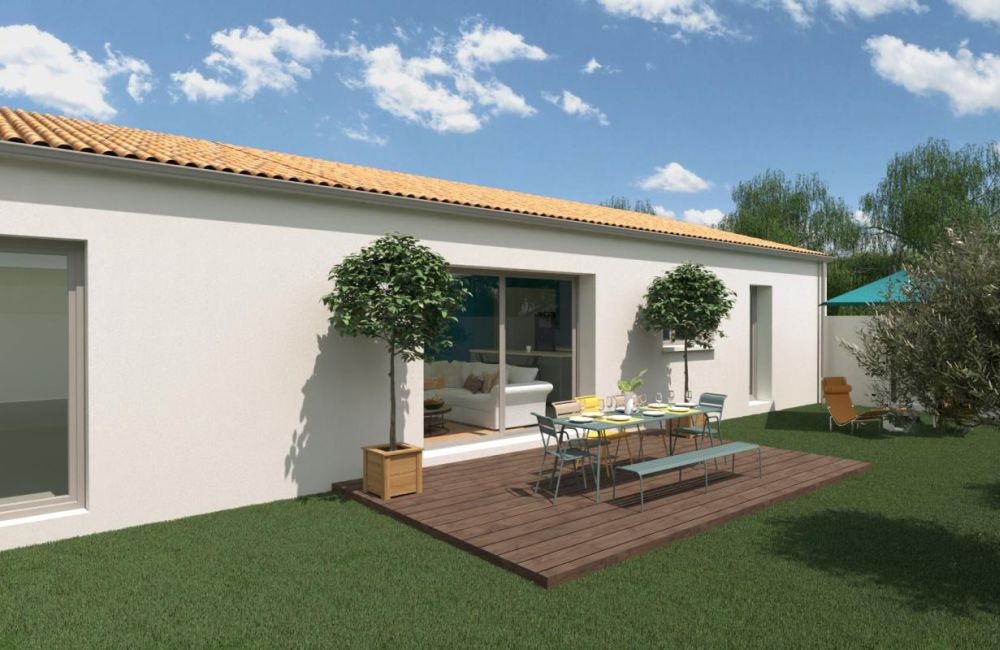 Vente terrain + maison Forges Charente-Maritime