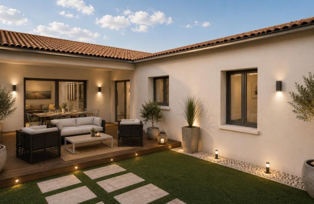 Vente terrain + maison Angliers Charente-Maritime