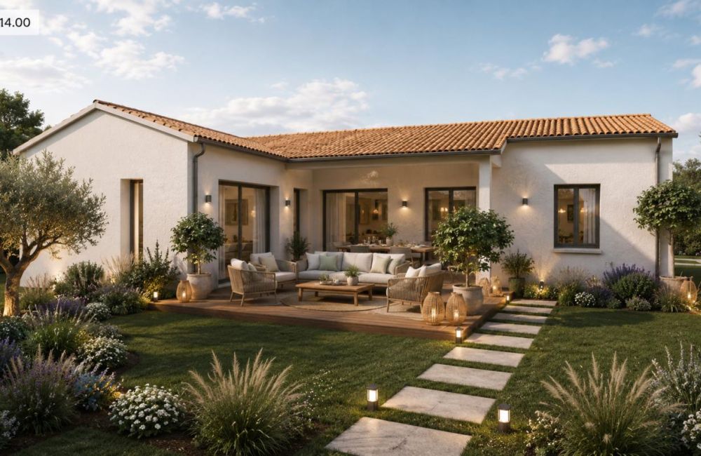Vente terrain + maison Angliers Charente-Maritime