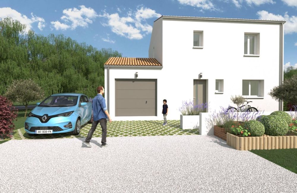 Vente terrain + maison Forges Charente-Maritime