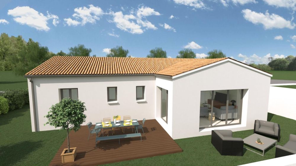 Vente terrain + maison Bourgneuf Charente-Maritime