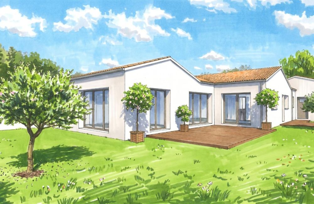Vente terrain + maison Salles-sur-Mer Charente-Maritime