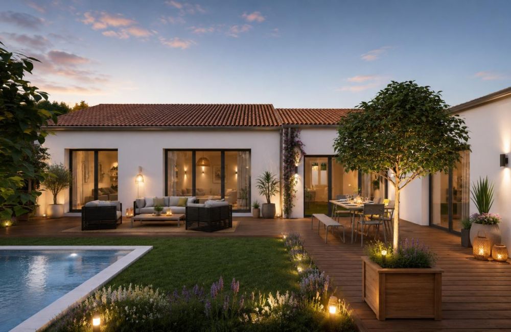 Vente terrain + maison Périgny Charente-Maritime