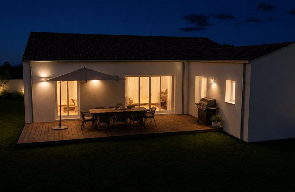 Vente terrain + maison Saint-Georges-du-Bois Charente-Maritime