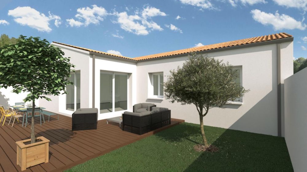 Vente terrain + maison La Jarrie Charente-Maritime