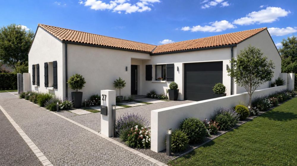 Vente terrain + maison Saint-Laurent-de-la-Prée Charente-Maritime