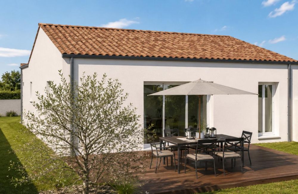 Vente terrain + maison Lagord Charente-Maritime