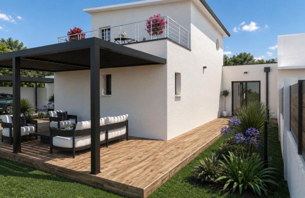 Vente terrain + maison Saint-Laurent-de-la-Prée Charente-Maritime