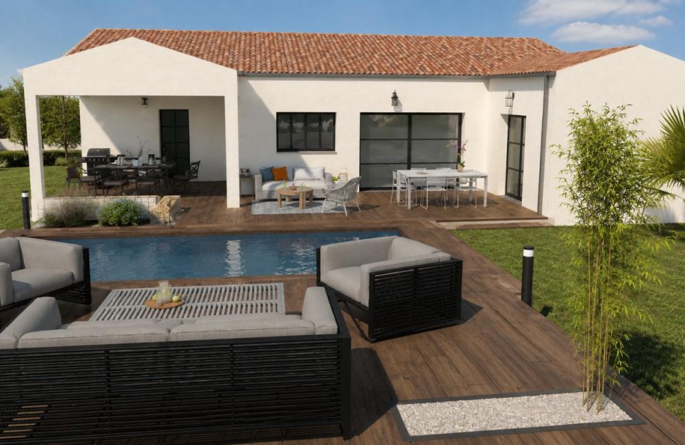 Vente terrain + maison Périgny Charente-Maritime
