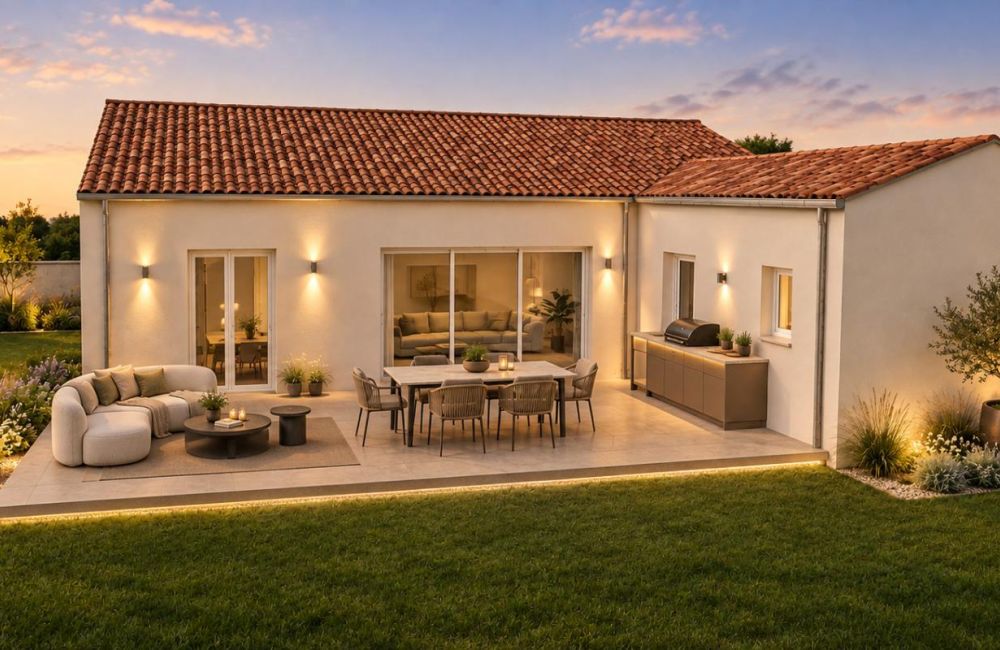 Vente terrain + maison Thairé Charente-Maritime