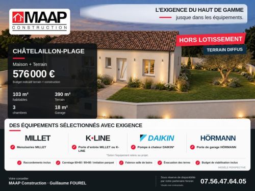 Venteterrain + maisonChâtelaillon-Plage Charente-Maritime