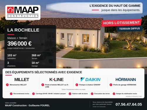 Venteterrain + maisonLa Rochelle Charente-Maritime