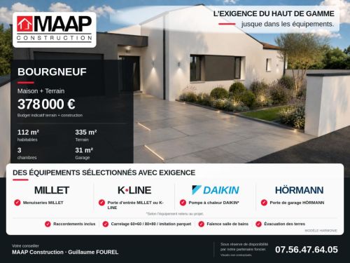 Venteterrain + maisonBourgneuf Charente-Maritime