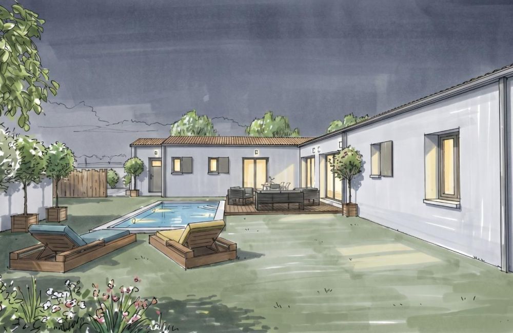 Vente terrain + maison Aytré Charente-Maritime