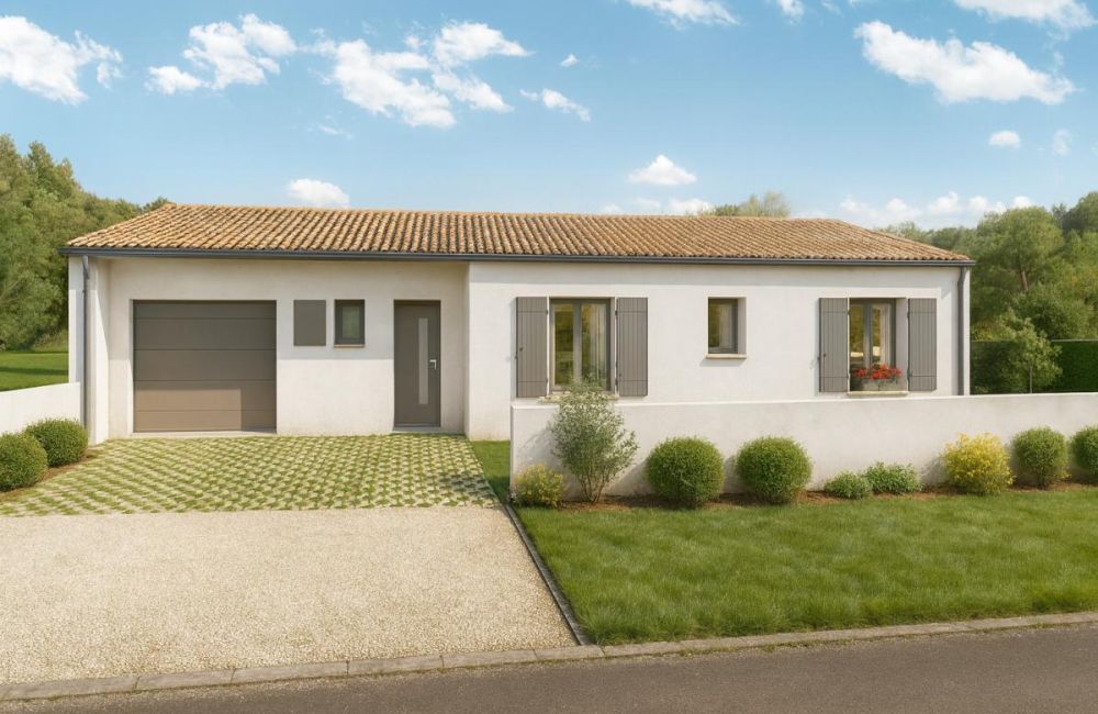 Vente terrain + maison Aigrefeuille-d'Aunis Charente-Maritime